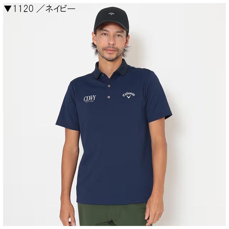 Callaway（キャロウェイ） ゴルフ メンズ ビッグカノコ台衿付き半袖