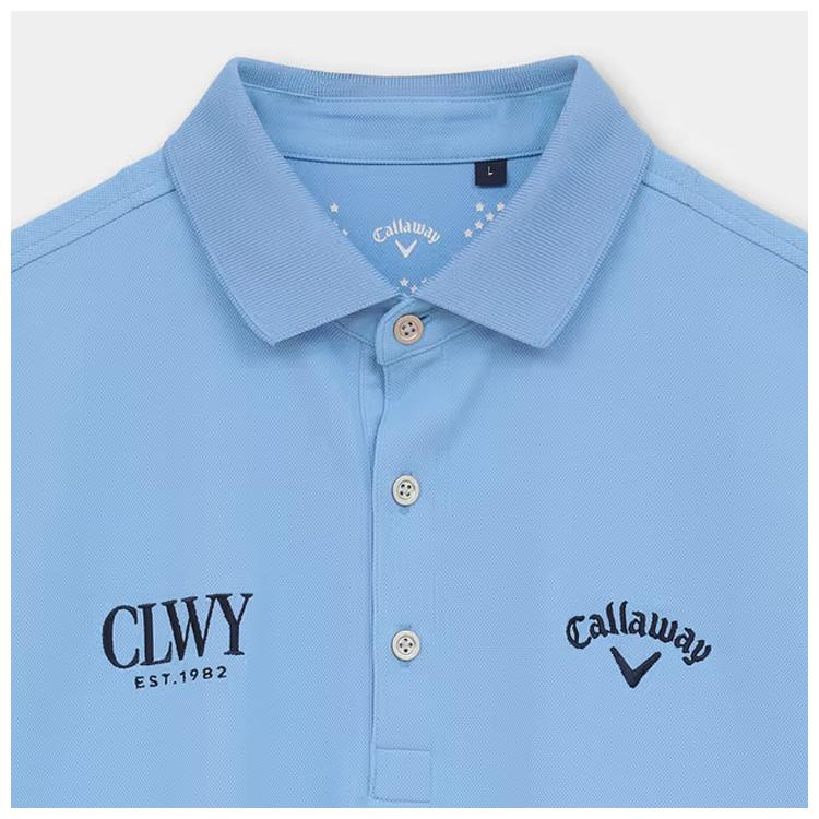 Callaway（キャロウェイ） ゴルフ メンズ ビッグカノコ台衿付き半袖
