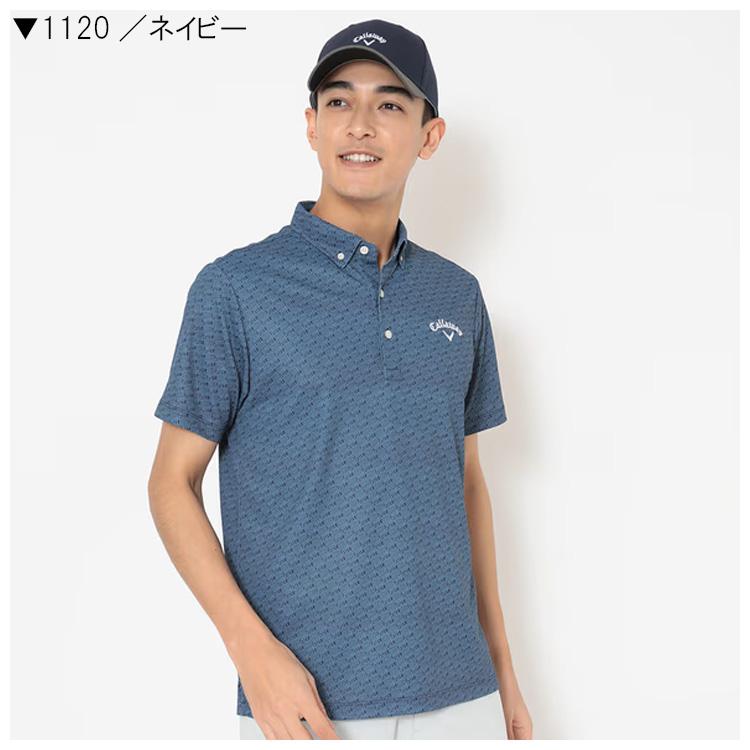 MOTHER DENIM キャロウェイ ゴルフ メンズ -3℃裏クール総柄ボタン