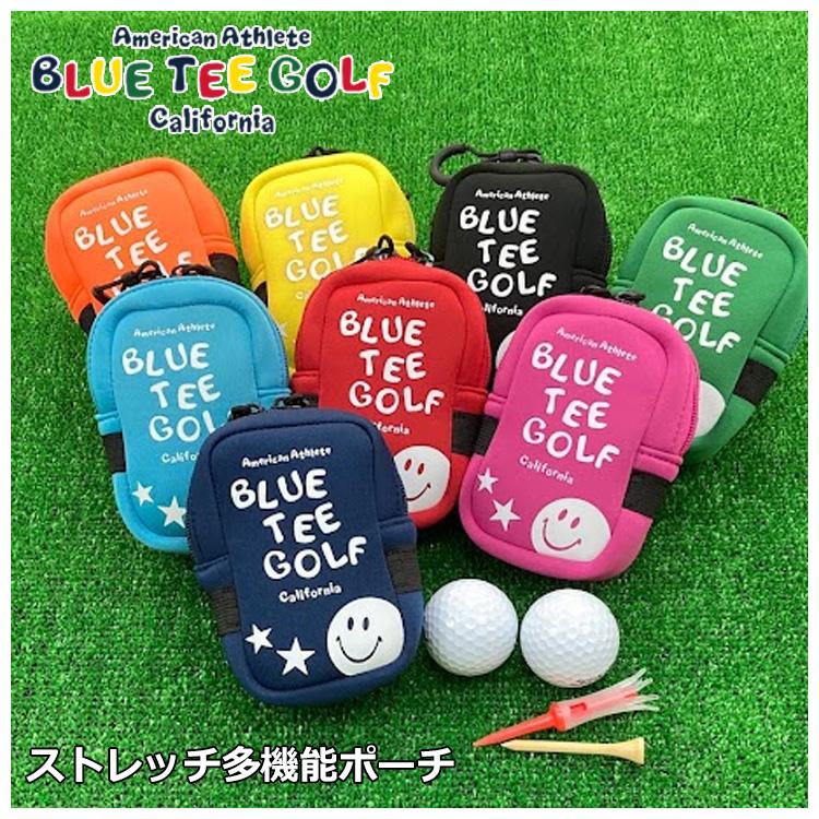 BLUE TEE GOLF ブルーティーゴルフ ストレッチ 多機能ポーチ AC BLUE TEE GOLF ブルーティーゴルフ ストレッチ 多機能ポーチ AC