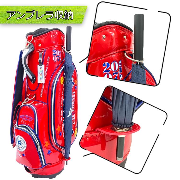 BLUE TEE GOLF ブルーティーゴルフ エナメル キャディバッグ CB BLUE TEE GOLF ブルーティーゴルフ エナメル キャディバッグ CB
