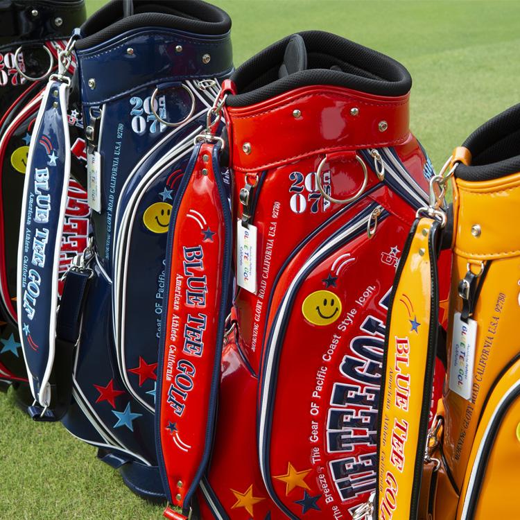 BLUE TEE GOLF ブルーティーゴルフ エナメル キャディバッグ CB BLUE TEE GOLF ブルーティーゴルフ エナメル キャディバッグ CB