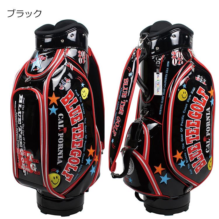 BLUE TEE GOLF ブルーティーゴルフ エナメル キャディバッグ CB BLUE TEE GOLF ブルーティーゴルフ エナメル キャディバッグ CB