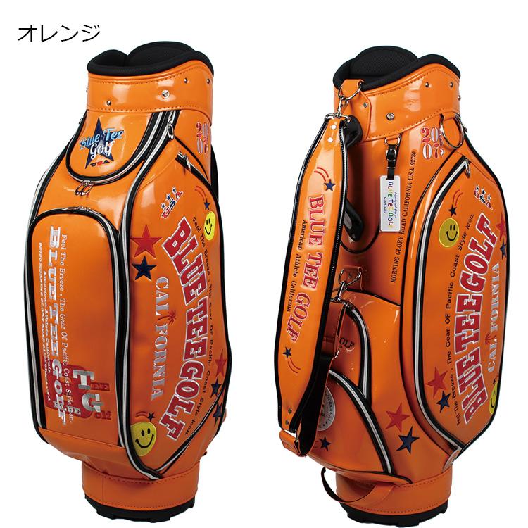 BLUE TEE GOLF ブルーティーゴルフ エナメル キャディバッグ CB BLUE TEE GOLF ブルーティーゴルフ エナメル キャディバッグ CB