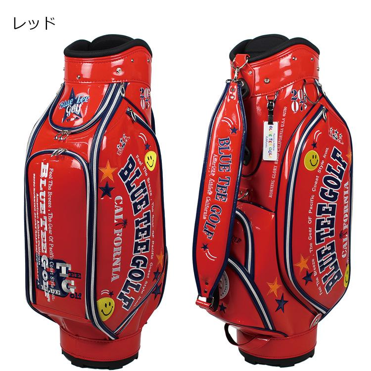 BLUE TEE GOLF ブルーティーゴルフ エナメル キャディバッグ CB BLUE TEE GOLF ブルーティーゴルフ エナメル キャディバッグ CB