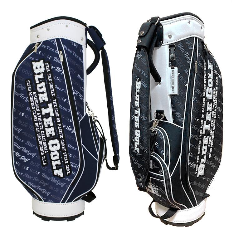 BLUE TEE GOLF（ブルーティーゴルフ） ボーダー柄 キャディーバッグ CB