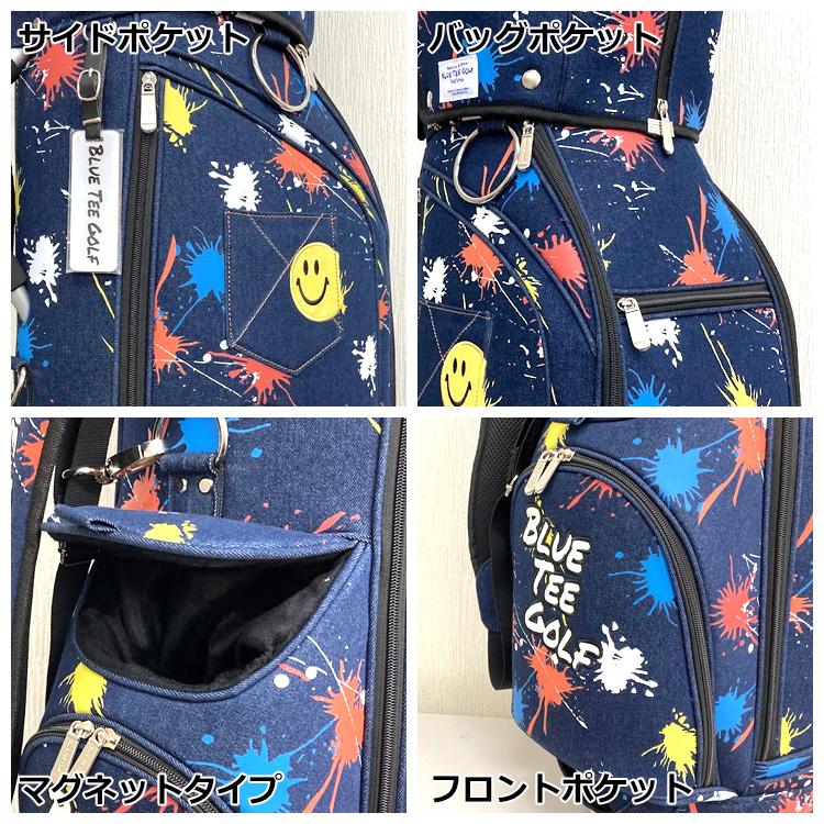 ブルーティーゴルフ デニムペイント キャディーバッグ CB-027 【BLUE TEE GOLF】_10