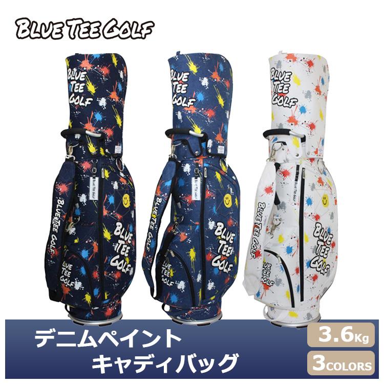 ブルーティーゴルフ デニムペイント キャディーバッグ CB-027 【BLUE TEE GOLF】_1