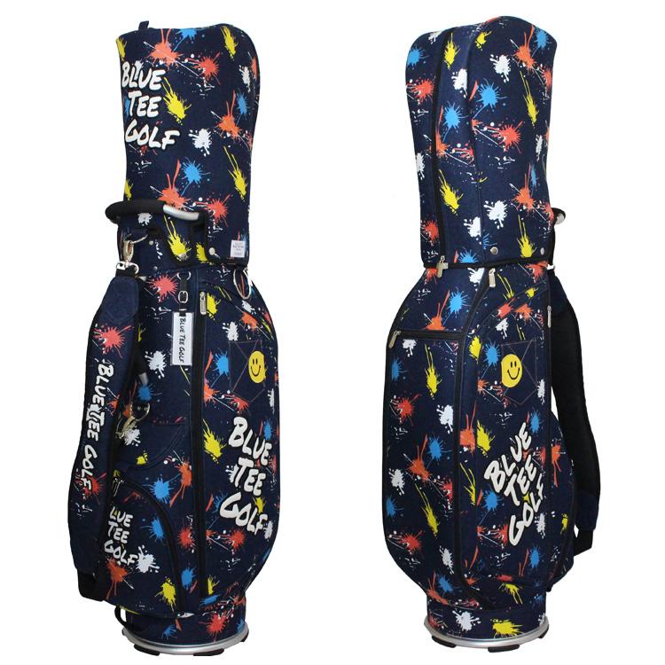 ブルーティーゴルフ デニムペイント キャディーバッグ CB-027 【BLUE TEE GOLF】_3