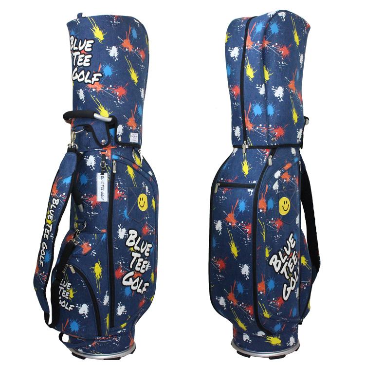 ブルーティーゴルフ デニムペイント キャディーバッグ CB-027 【BLUE TEE GOLF】_5