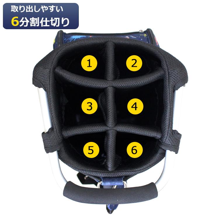 ブルーティーゴルフ デニムペイント キャディーバッグ CB-027 【BLUE TEE GOLF】_8