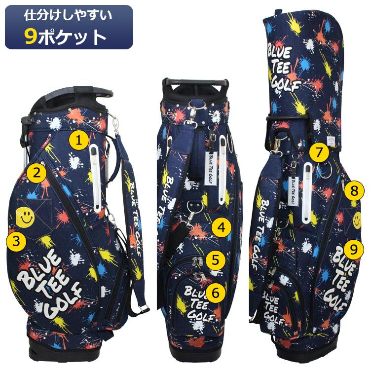 ブルーティーゴルフ デニムペイント スタンドバッグ CB-028 【BLUE TEE GOLF】_12