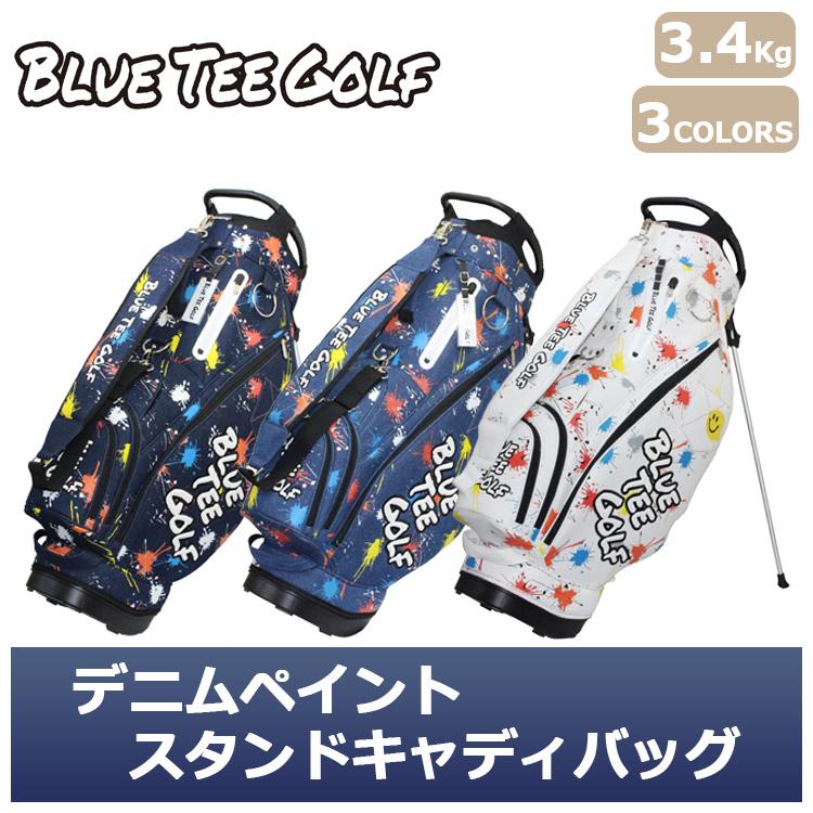 ブルーティーゴルフ デニムペイント スタンドバッグ CB-028 【BLUE TEE GOLF】_1