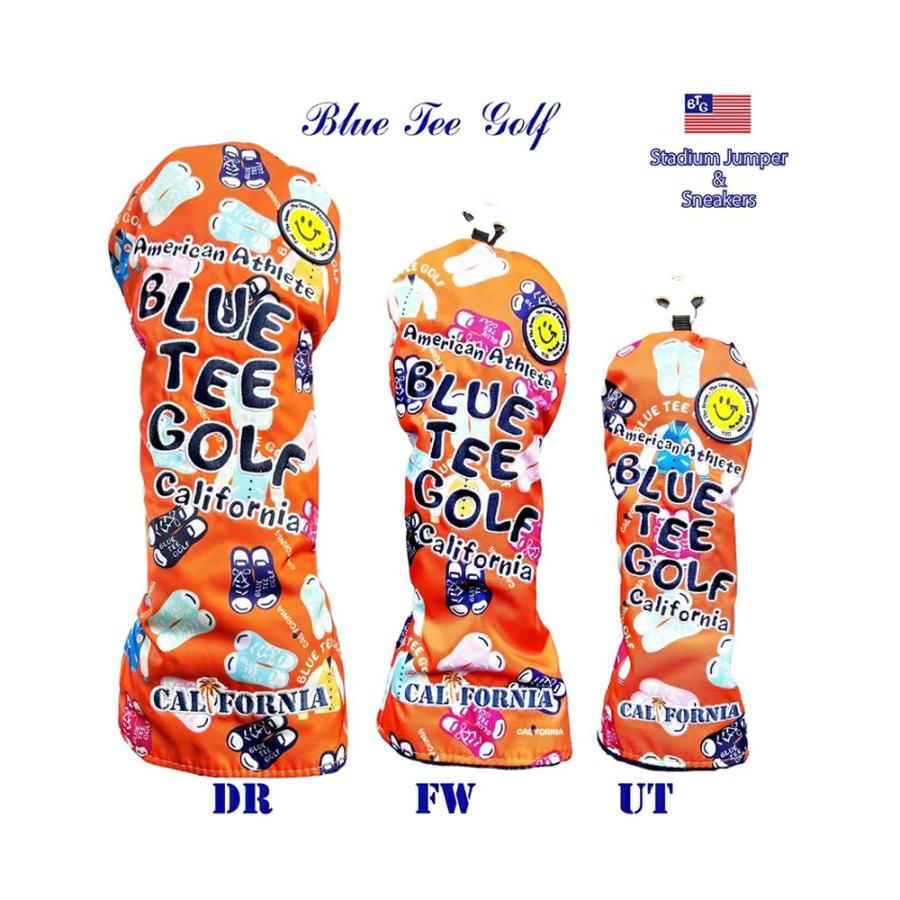 (未使用･未開封品)　ブルーティーゴルフ BLUE TEE GOLF California  ヘッドカバー各種 (オレンジ UT) bt0tq1u 楽天市場】BLUE TEE GOLF California 【ストレッチ スマイル