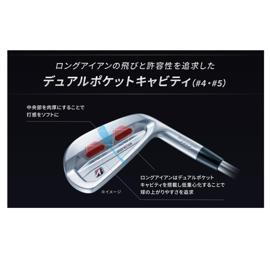BRIDGESTONE ブリヂストン ゴルフ 221CB アイアン 6本組(#5〜9 BRIDGESTONE ブリヂストン ゴルフ 221CB アイアン 6本組(#5〜9