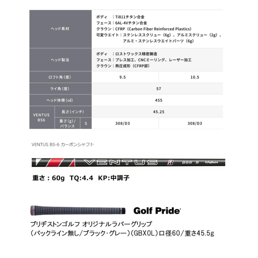 Bridgestone B1 ドライバー 9.5度 Sシャフト 613GdHYebSL._UF350,350_QL50_.jpg