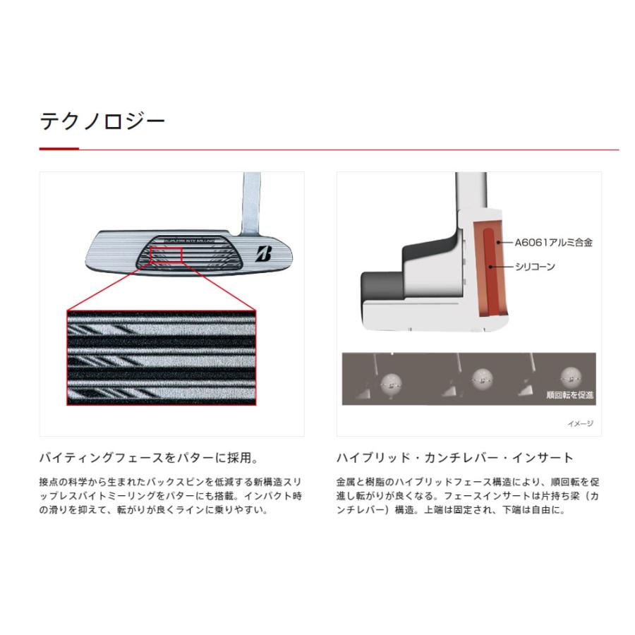 ブリヂストンスポーツ ブリヂストン ゴルフ メンズ パター 2024年