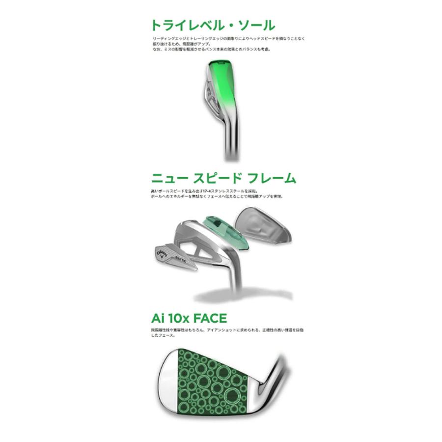 Callaway（キャロウェイ） 【USモデル】 エリート アイアン 5本組（＃6