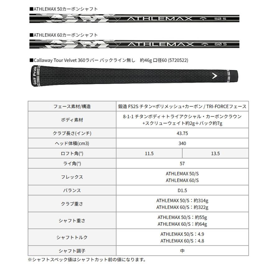 Callaway（キャロウェイ） ゴルフ クアンタム ミニ ドライバー アスレ