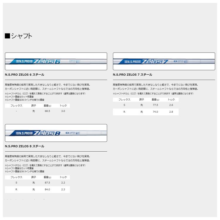 【カスタム品】DUNLOP ダンロップ SRIXON スリクソン ZXi5 アイアン 6本組（＃5〜PW）N.S PRO ZELOS 8 7 6シャフト_9