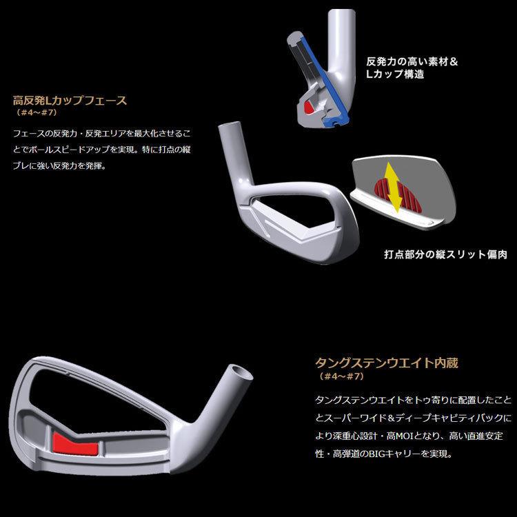 HONMA ツアーワールドGSアイアンセット 5本セット Amazon.co.jp: HONMA ツアー ワールド GS アイアンセット RH 5