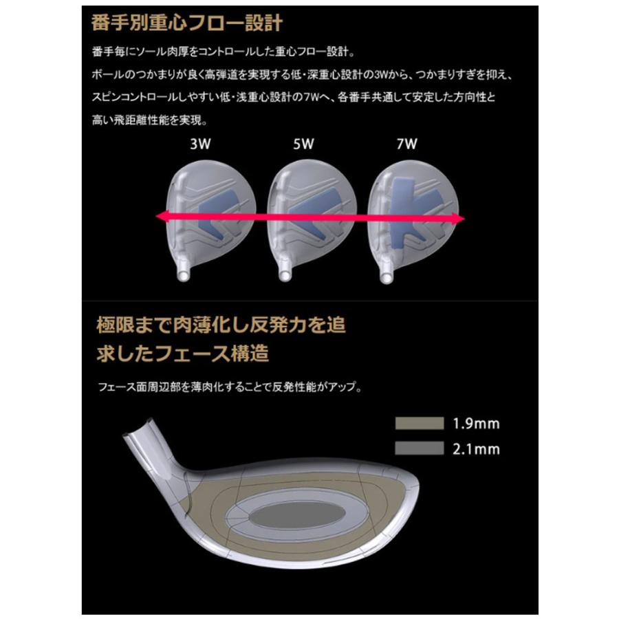 HONMA GOLF（本間ゴルフ） ベレス ブラック フェアウェイウッド