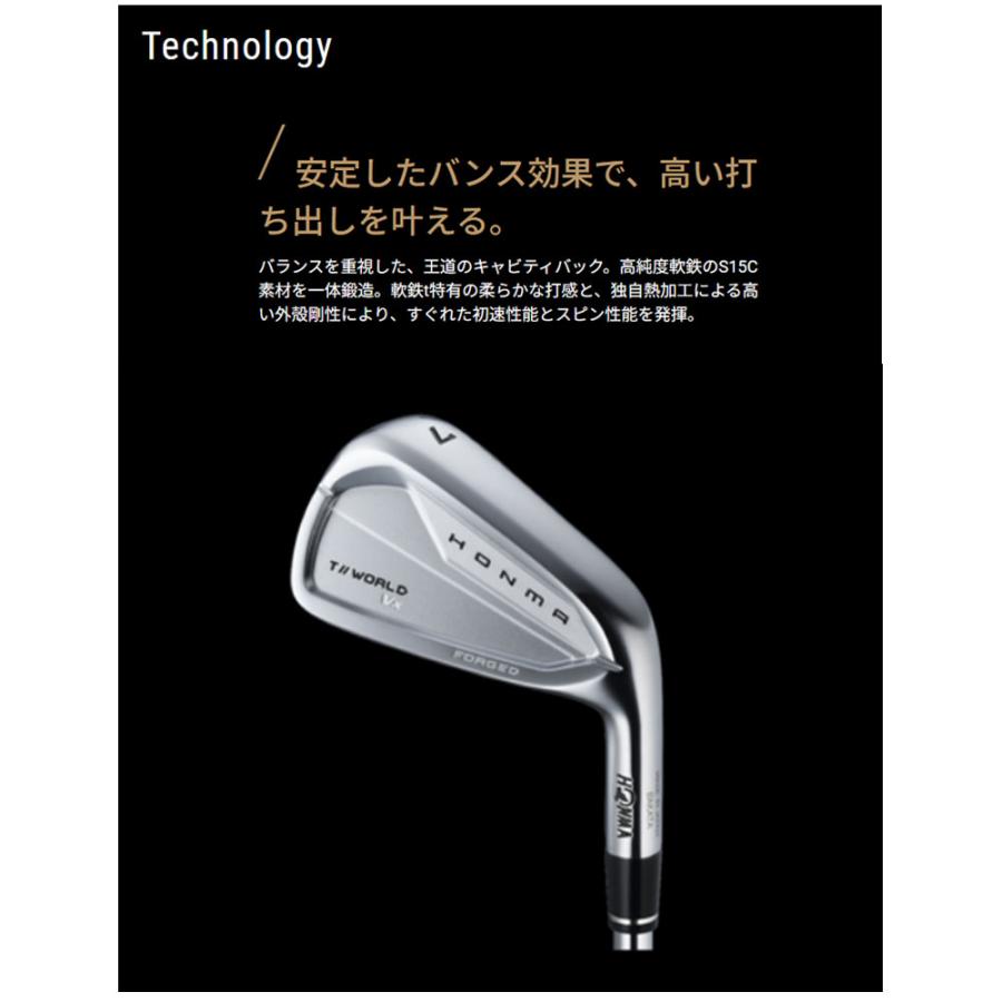 HONMA GOLF（本間ゴルフ） ホンマゴルフ T//WORLD Vx アイアン 5本組