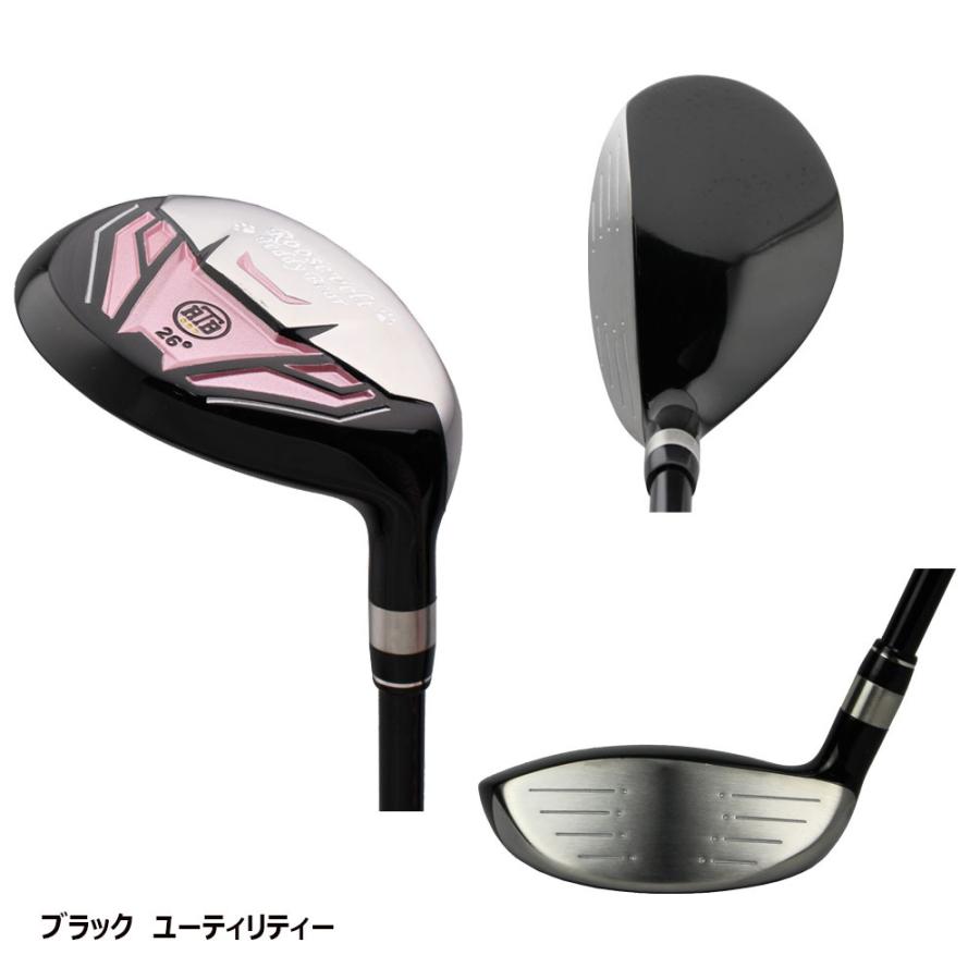 ルーズベルト テディベア ゴルフ RTB-K16 レディース クラブセット 9本組 (1W,4W,UT,I7-I9,PW,SW,PT) キャディバッグ付ヘッドカバー付｜golkin｜13