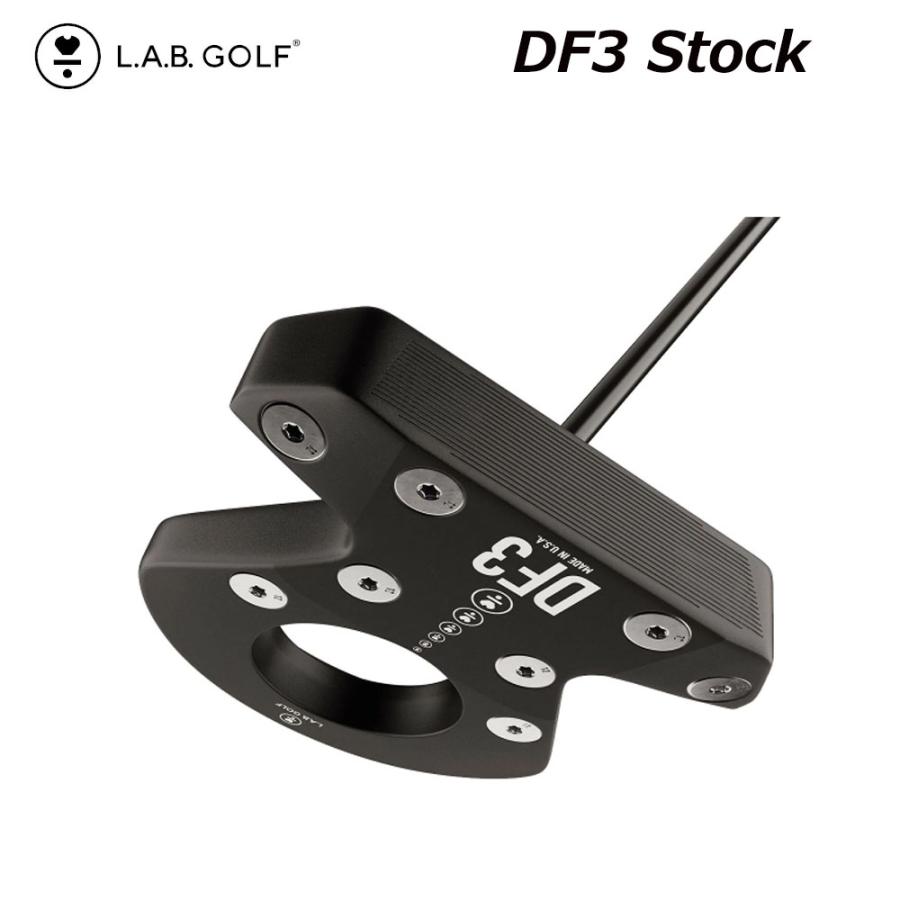 US輸入品 LAB GOLF ラブゴルフ DF3 STOCK パター マットブラック