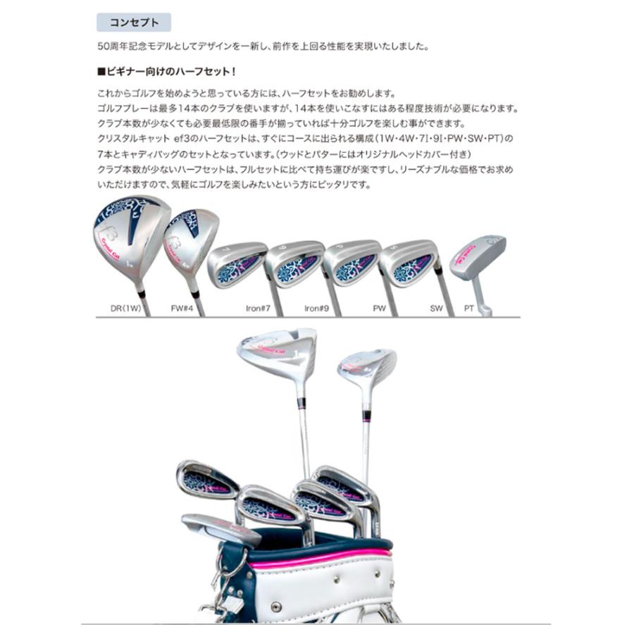Lynx（リンクス） ゴルフ Crystal Cat ef3 ハーフセット 1W・4W・7I