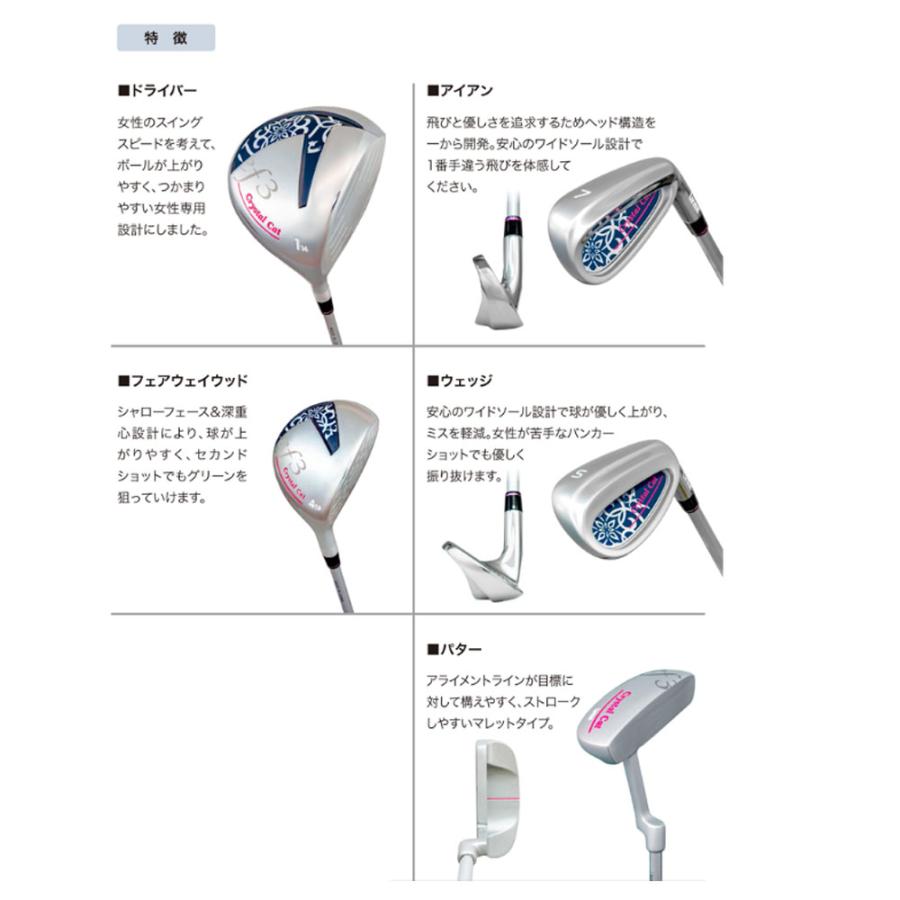 Lynx（リンクス） ゴルフ Crystal Cat ef3 ハーフセット 1W・4W・7I