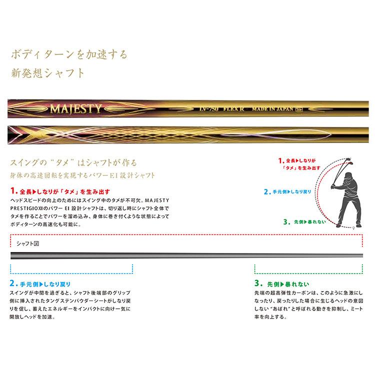 マジェスティ プレステジオ XIIレディースドライバー　10.5度　Aシャフト MAJESTY（マジェスティ ゴルフ）MAJESTY PRESTIGIO XII 【レディース