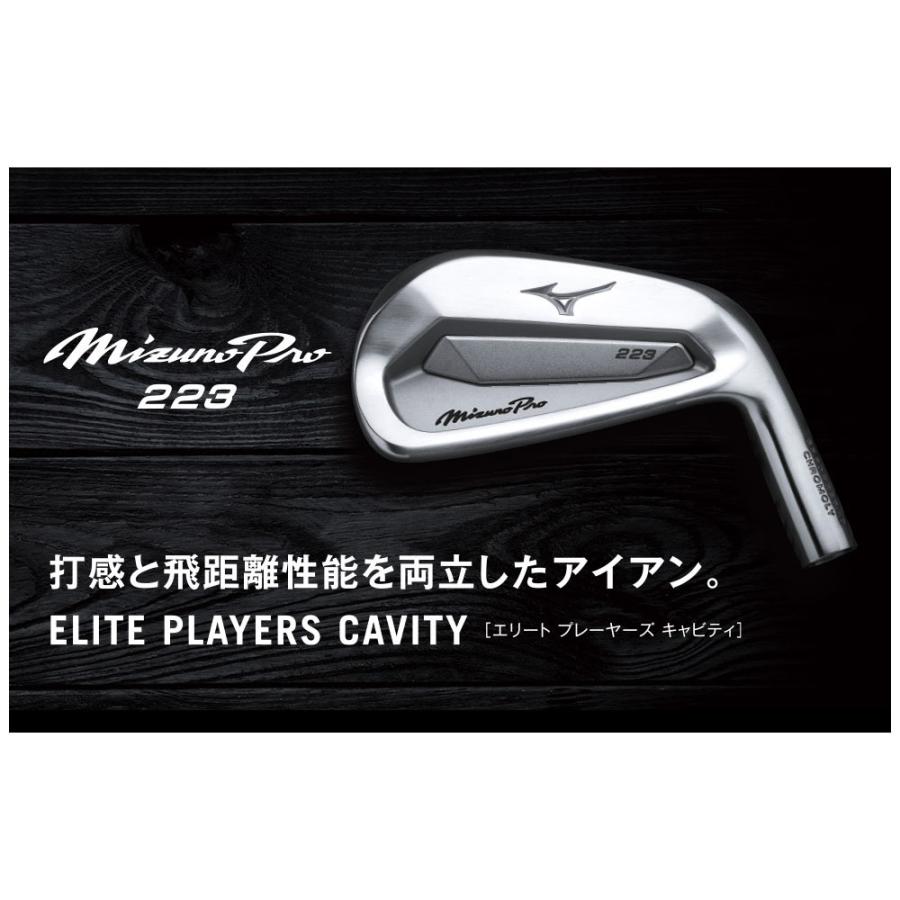 ミズノ プロ Mizuno Pro 223 アイアン 6本組(No.5〜PW)　N.S.PRO MODUS3 TOUR115 スチールシャフト｜golkin｜05