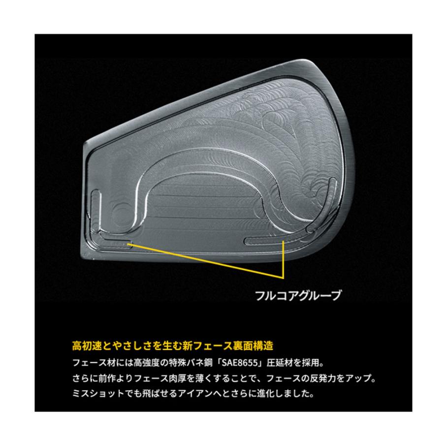 ONOFF オノフ ゴルフ フォージド アイアン KURO 5本組（＃6〜＃9