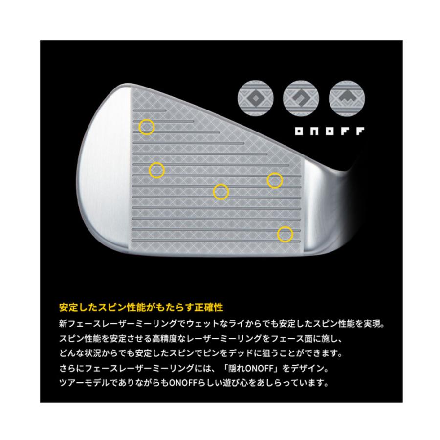 ONOFF オノフ ゴルフ フォージド アイアン KURO 5本組（＃6〜＃9