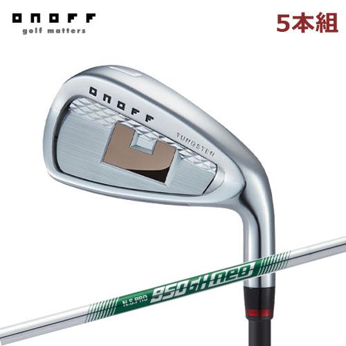 ONOFF（オノフ） ゴルフ ONOFF AKA アイアン 5本組（＃6〜9、PW） 赤