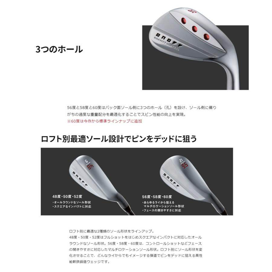 ONOFF（オノフ） FORGED WEDGE フォージド ウェッジ N.S.PRO MODUS3 