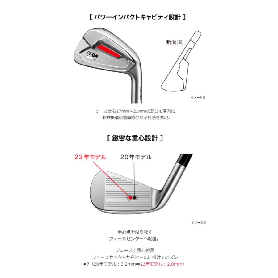PRGR（プロギア） 2023年モデル PRGR 01 アイアン 5本組（＃6〜PW