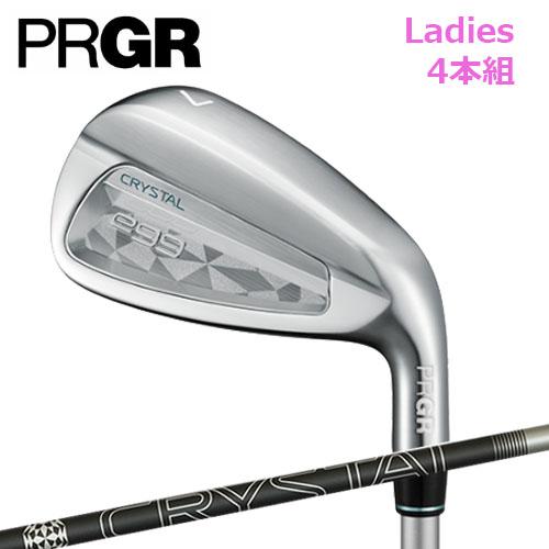 プロギア CRYSTAL egg アイアン(Ladies'） 4本セット #7-P(クリスタル シャフト・フレックス：L) PRGR GSR26-7P返品種別A PRGR（プロギア） CRYSTAL egg アイアン 4本組（＃7〜＃9、PW