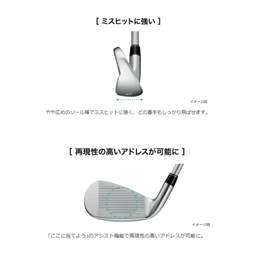 PRGR（プロギア） CRYSTAL egg アイアン 単品（＃6、A、S） (Ladies