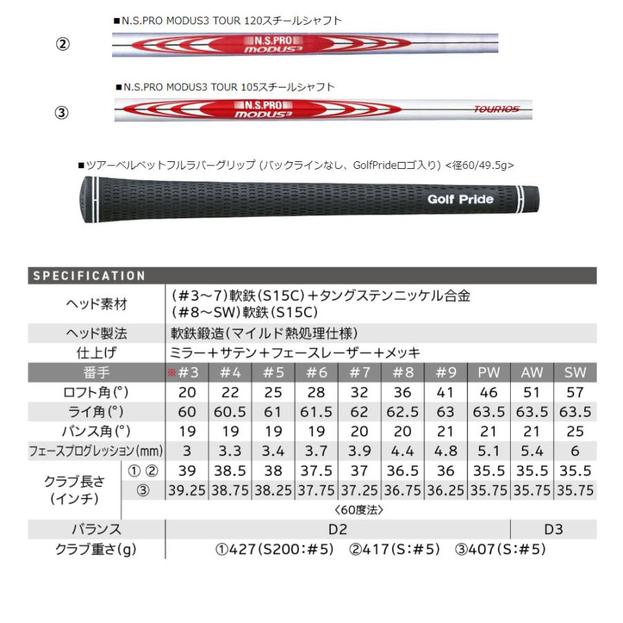 SRIXON ダンロップ スリクソン ZXi7 アイアン 単品（＃3、4、AW、SW
