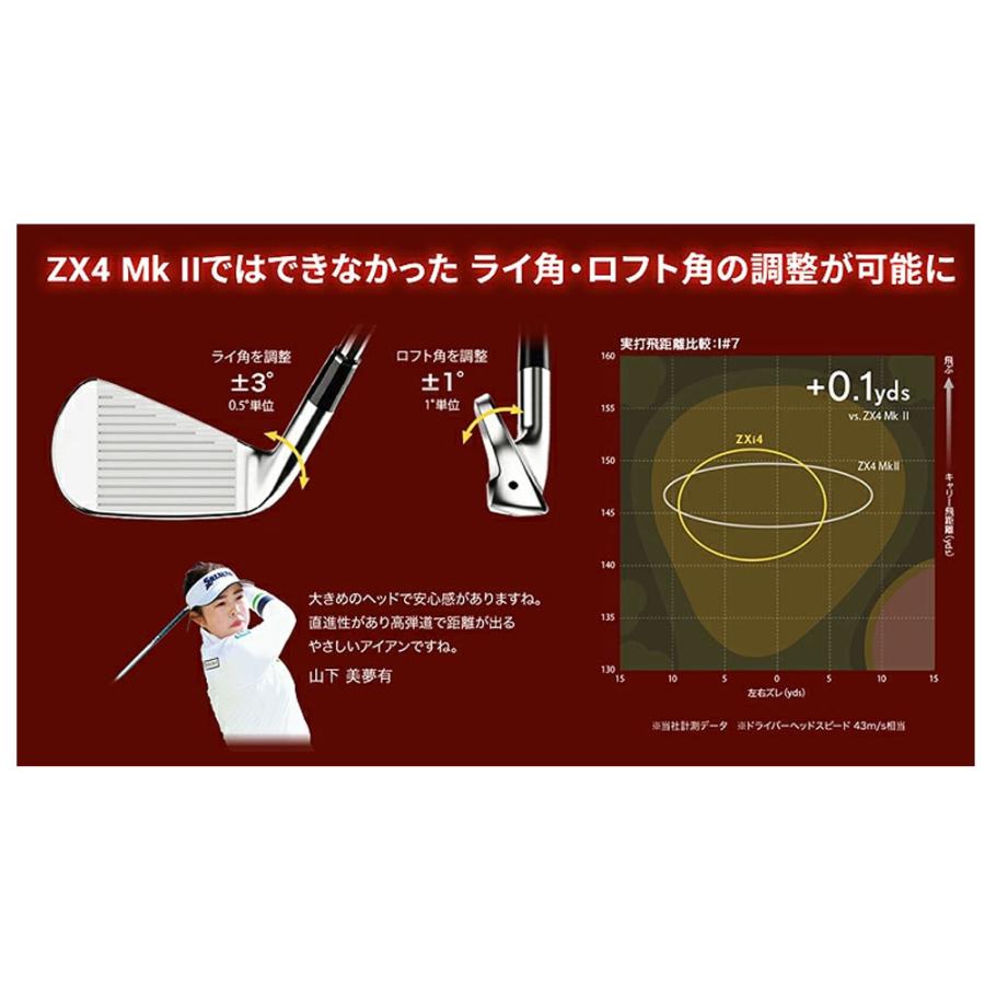 SRIXON ダンロップ スリクソン ZXi4 アイアン 単品（＃4、5、AW、SW