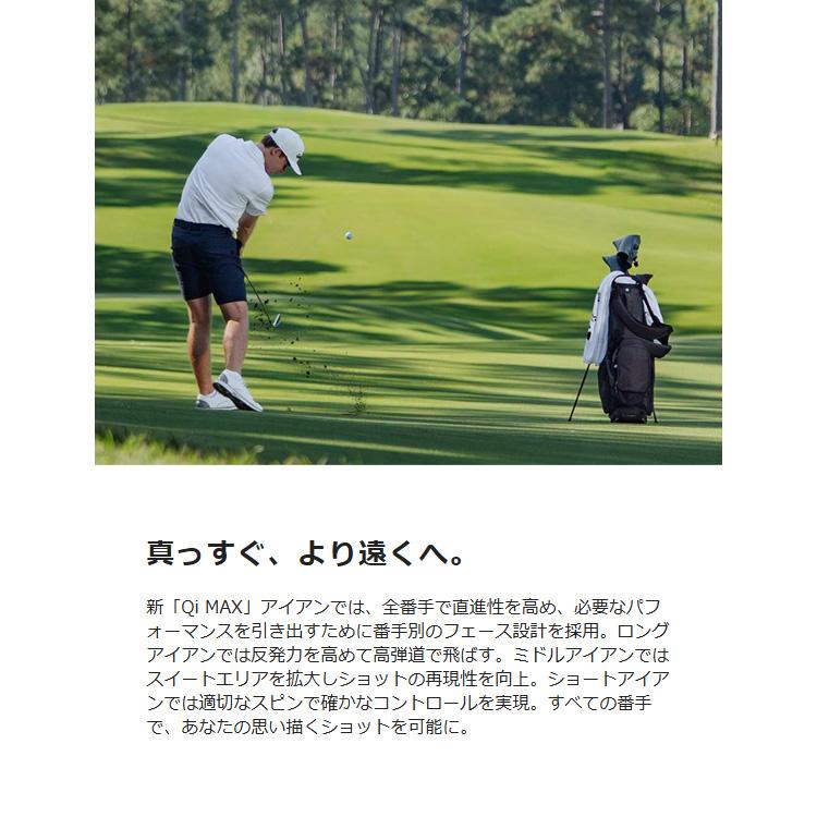 TaylorMade テーラーメイド Qi MAX LITE ウィメンズ アイアン 5本セット (#7〜PW, SW)  REAX 40 シャフトの画像