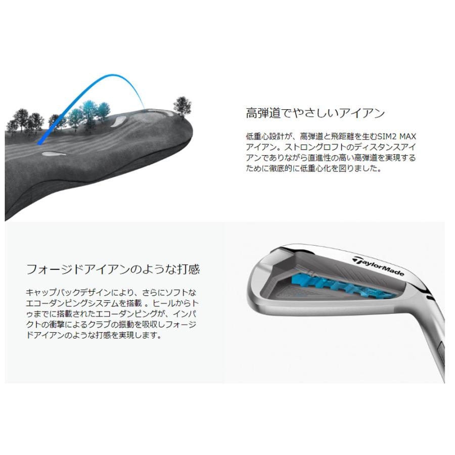 TaylorMade 【USモデル】 テーラーメイド SIM2 MAX アイアン TaylorMade 【USモデル】 テーラーメイド SIM2 MAX アイアン
