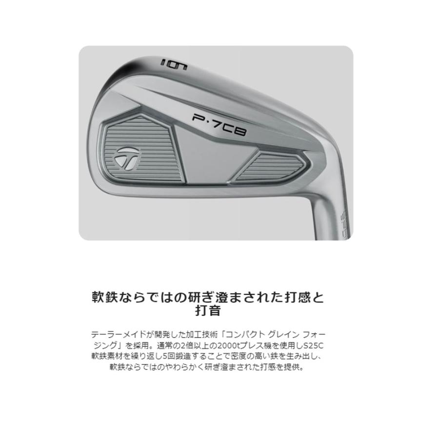 Set TaylorMade P7CB '24 – Fers 6 à PW – Manche N.S.PRO MODUS3 TOUR 105 – Stiff – NEUF