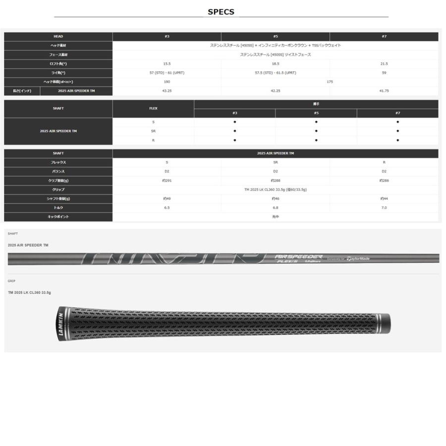 TaylorMade（テーラーメイド） Qi35 MAX LITE メンズ フェアウェイ