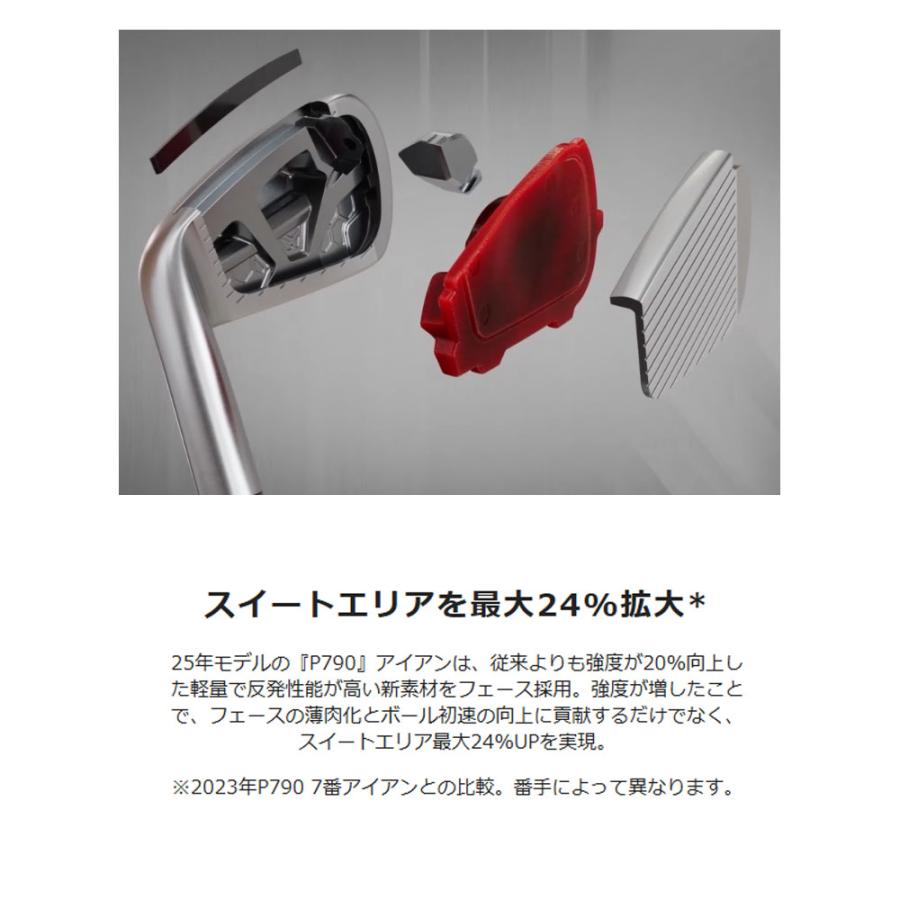 TaylorMade（テーラーメイド） New P790 アイアン（'25） 単品（＃4