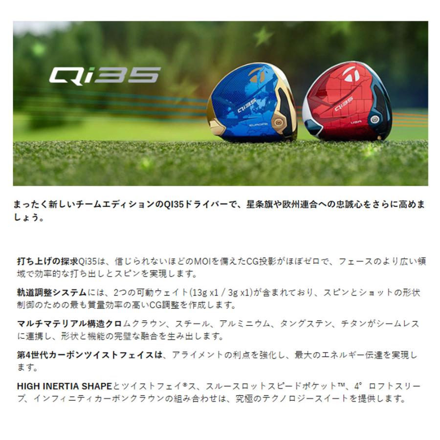 TaylorMade USモデル テーラーメイド Qi35 ドライバー ライダーカップ