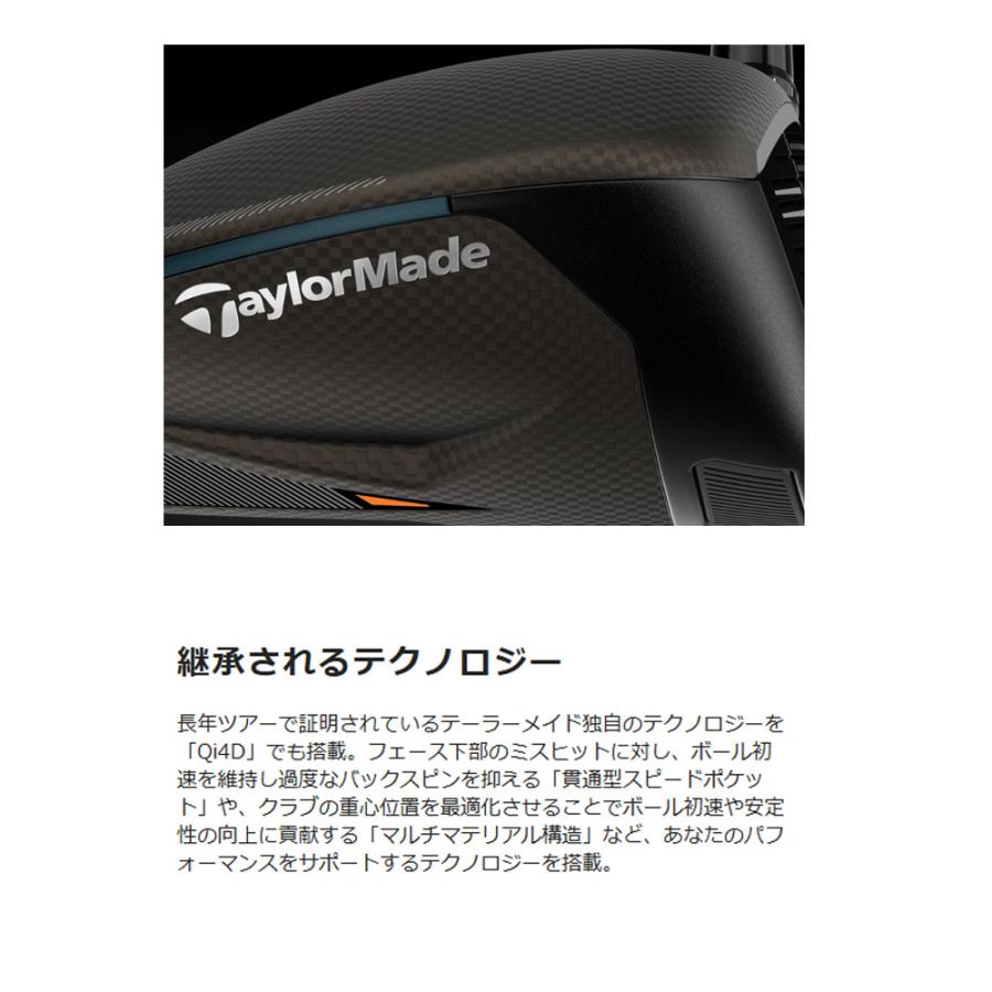 TaylorMade（テーラーメイド） Qi4D MAX ドライバー MITSUBISHI REAX