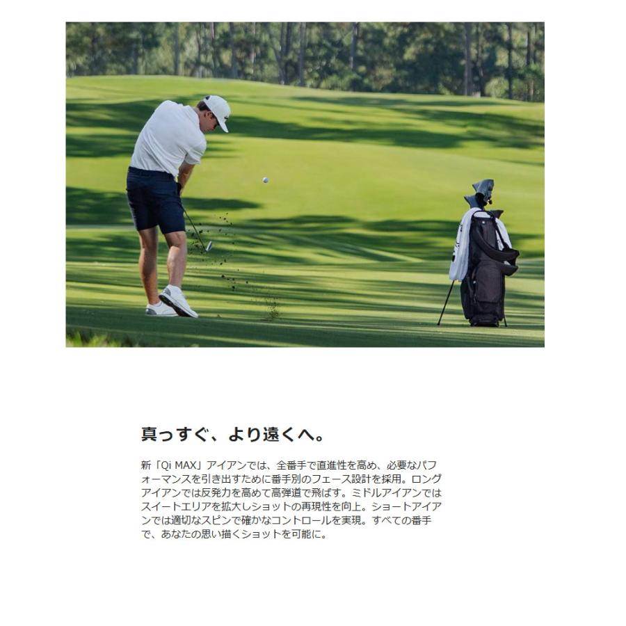 テーラーメイド Qi MAX アイアン 単品（＃5、SW） N.S.PRO910GH スチールシャフト TaylorMade キューアイマックスの画像